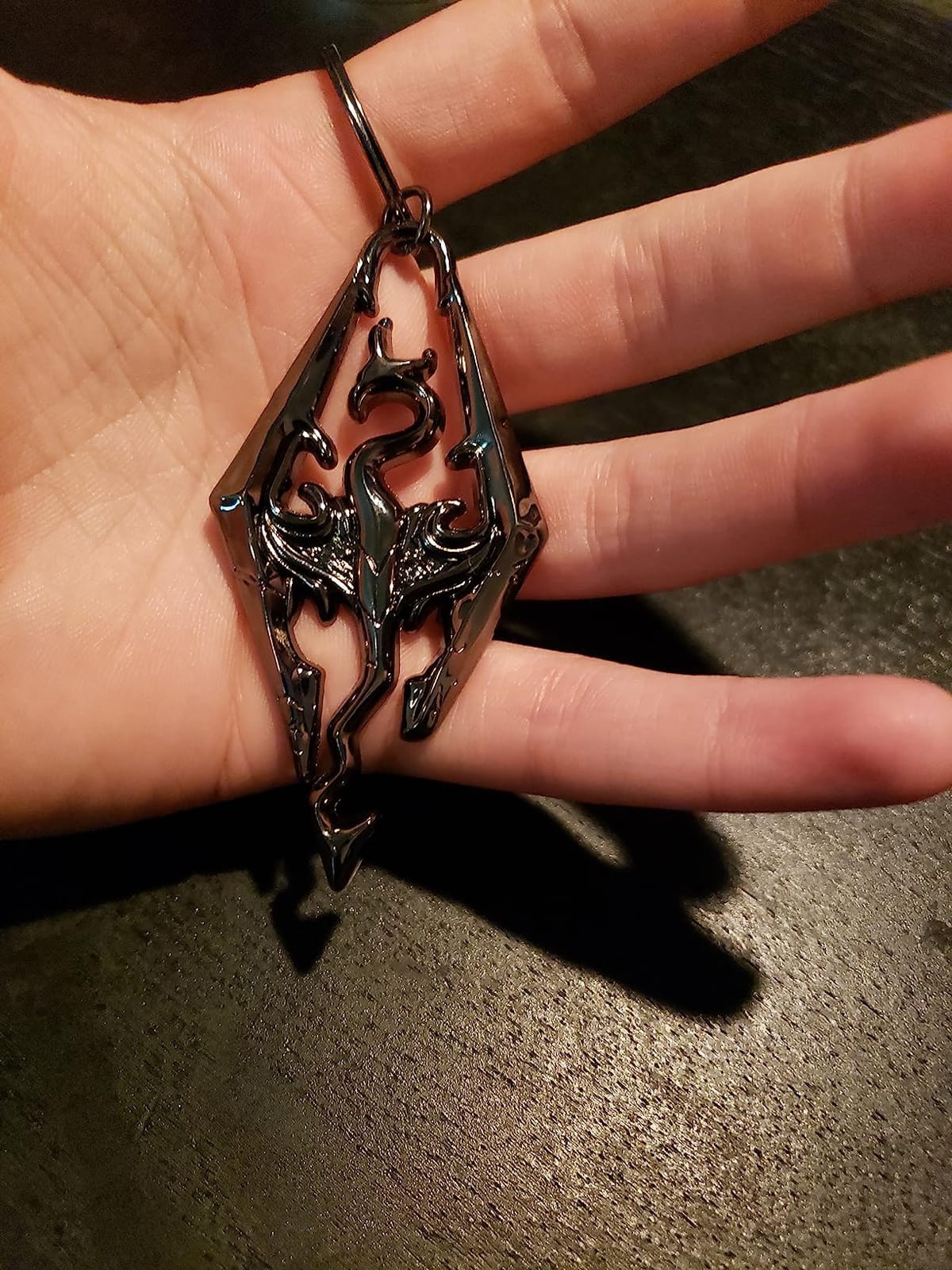 The Elder Scrolls V: Skyrim Dragon Key Chain customer photo 1