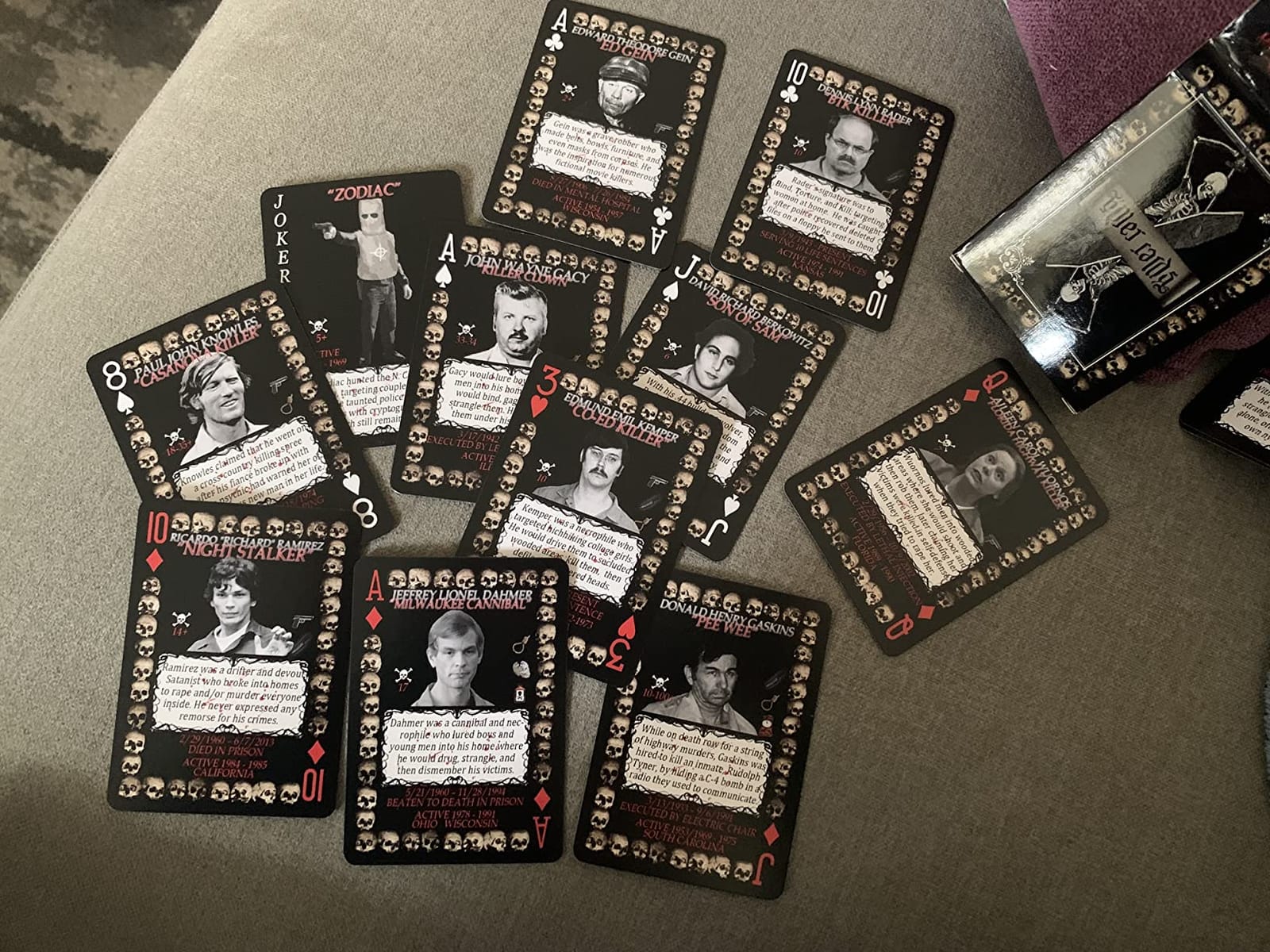Serial Killer Cards 54 Unique American Serial Killer Playing Cards customer photo 1