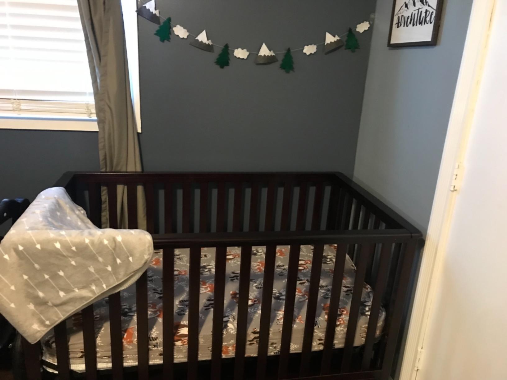 Storkcraft Hillcrest 4-in-1 Convertible Crib, White customer photo 1