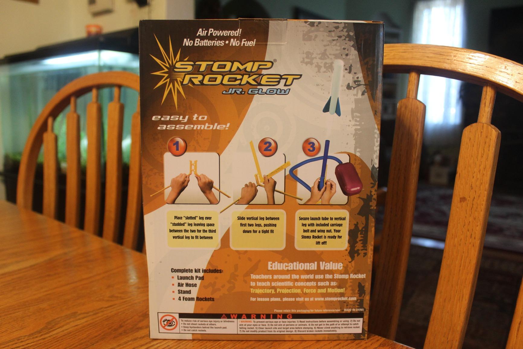 Stomp Rocket Jr Multi-Color Rocket Launcher for Kids, 8 Rockets customer photo 2