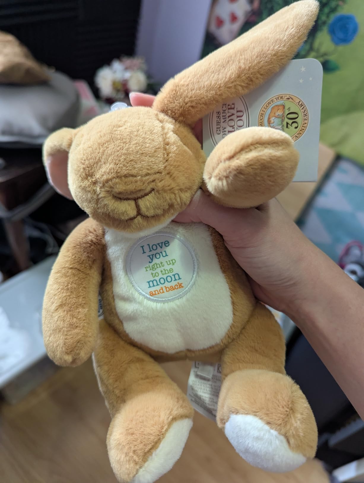 Kids Preferred Guess How Much I Love You Nutbrown Hare Bean Bag Plush, 9 inches (96784) customer photo 2