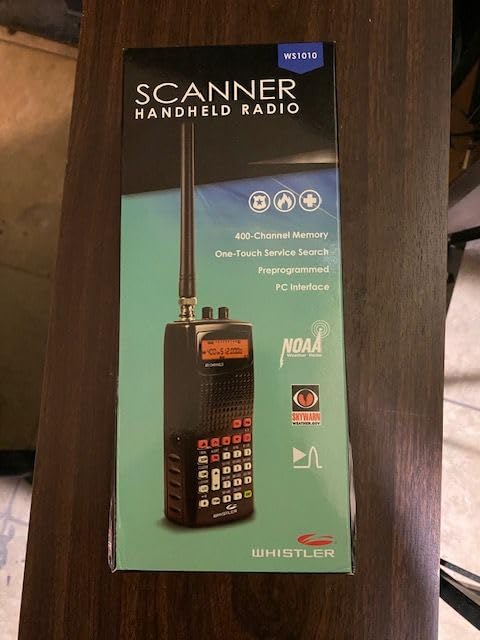 Whistler WS1010 Analog Handheld Scanner – 400 Channels, Skywarn, Same Weather Alerts, Spectrum Sweeper, PC Programmable, Service Banks for Police, Fire, Marine, Air & Ham – Black customer photo 1