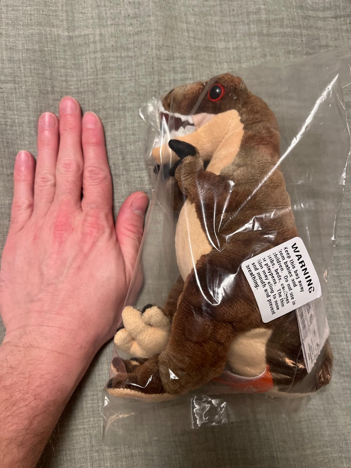 Wild Republic T-Rex Plush, Dinosaur Stuffed Animal, Plush Toy, Gifts For Kids, Dinosauria 10 Inches customer photo 2
