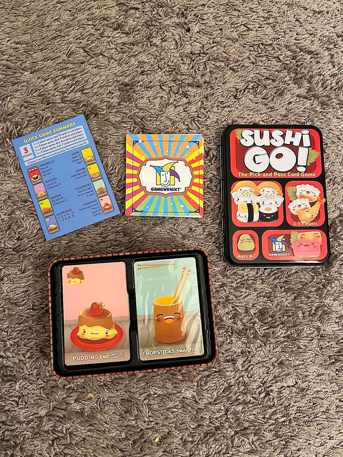 Gamewright Sushi Go Card Game, 2 to 5 Players, 15 Minute Playtime, Ages 8+ customer photo 2