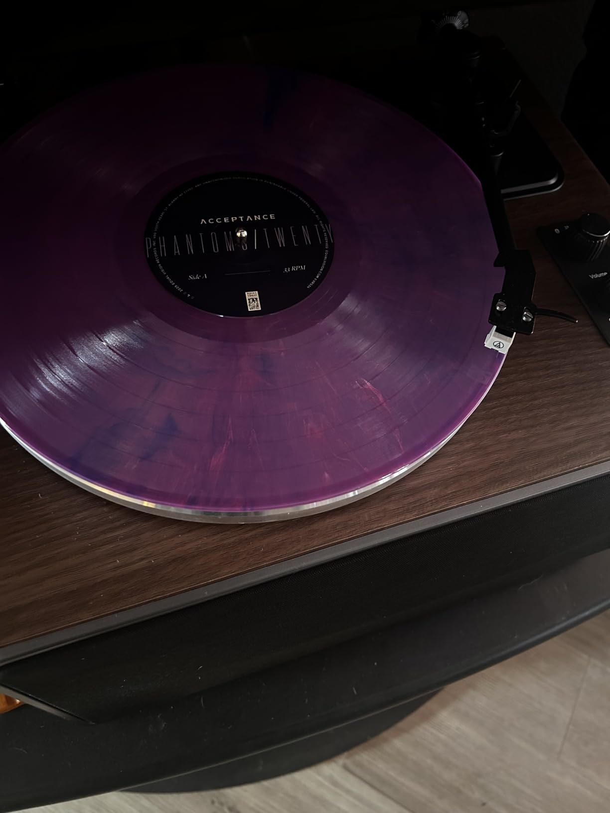 Premium Leather Deer Hide Turntable Mat customer photo 1