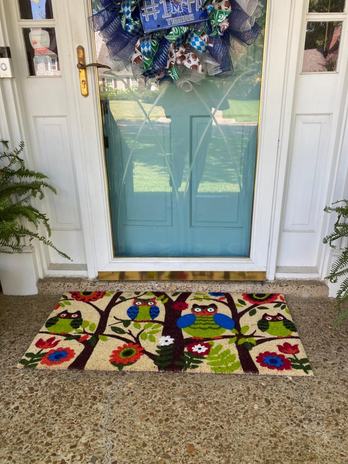 Kempf Forest Owls Coco Coir Doormat, 22