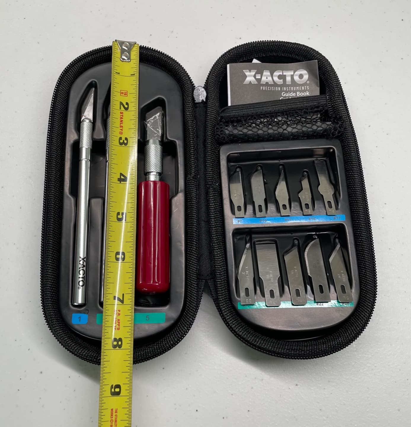 X-ACTO Compression Basic Knife Set, Includes 3 Knives, 13 Blades, Soft Carry Case, 17 Count - Crafting, Art Projects, Cutting Tools customer photo 1