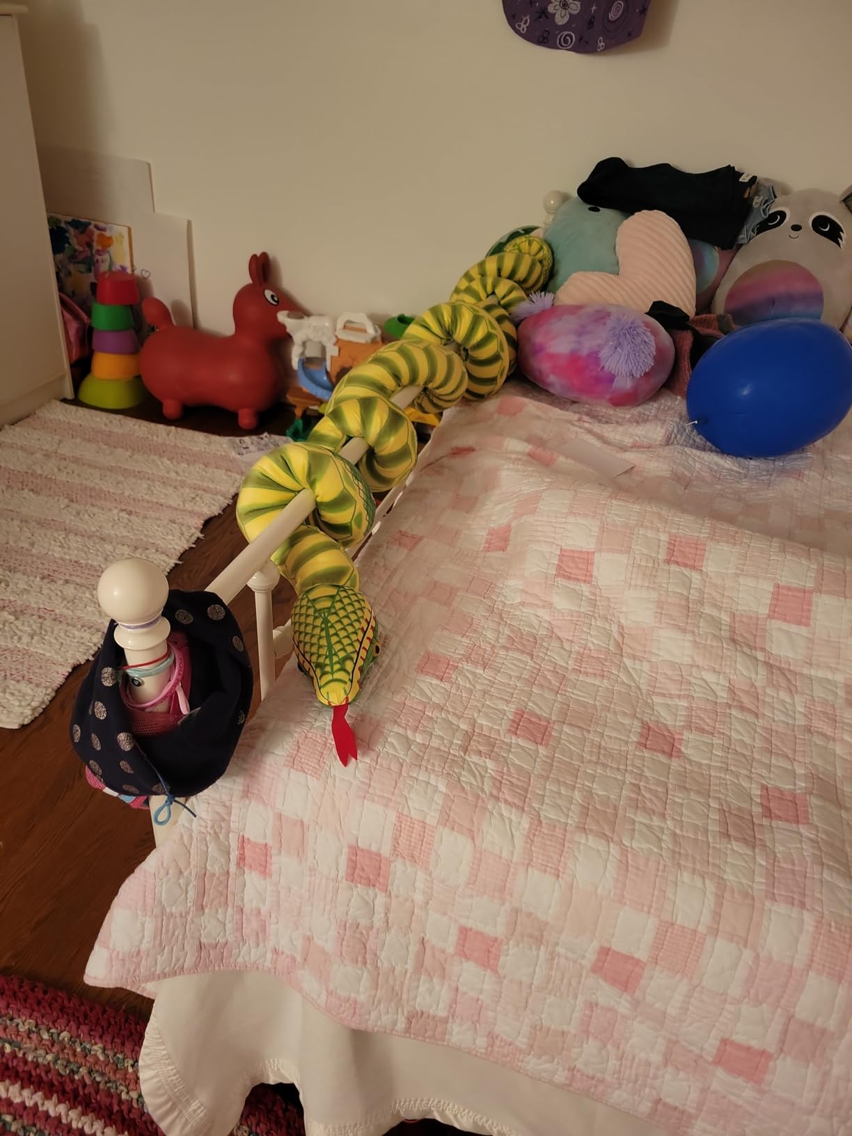 Melissa & Doug Giant Boa Constrictor - Lifelike Stuffed Animal Snake (Over 14 feet Long) customer photo 1