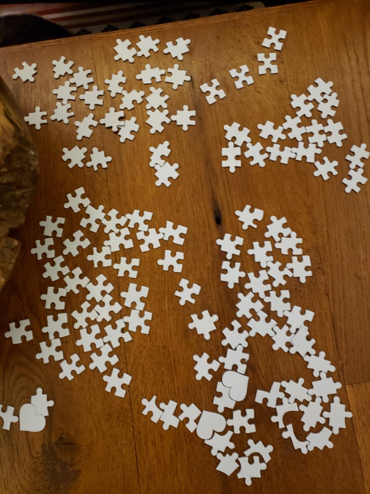 Personalized Map 'We First Met/Date' Custom Jigsaw Puzzle 400 Pieces Engagement Wedding Or Anniversary customer photo 1