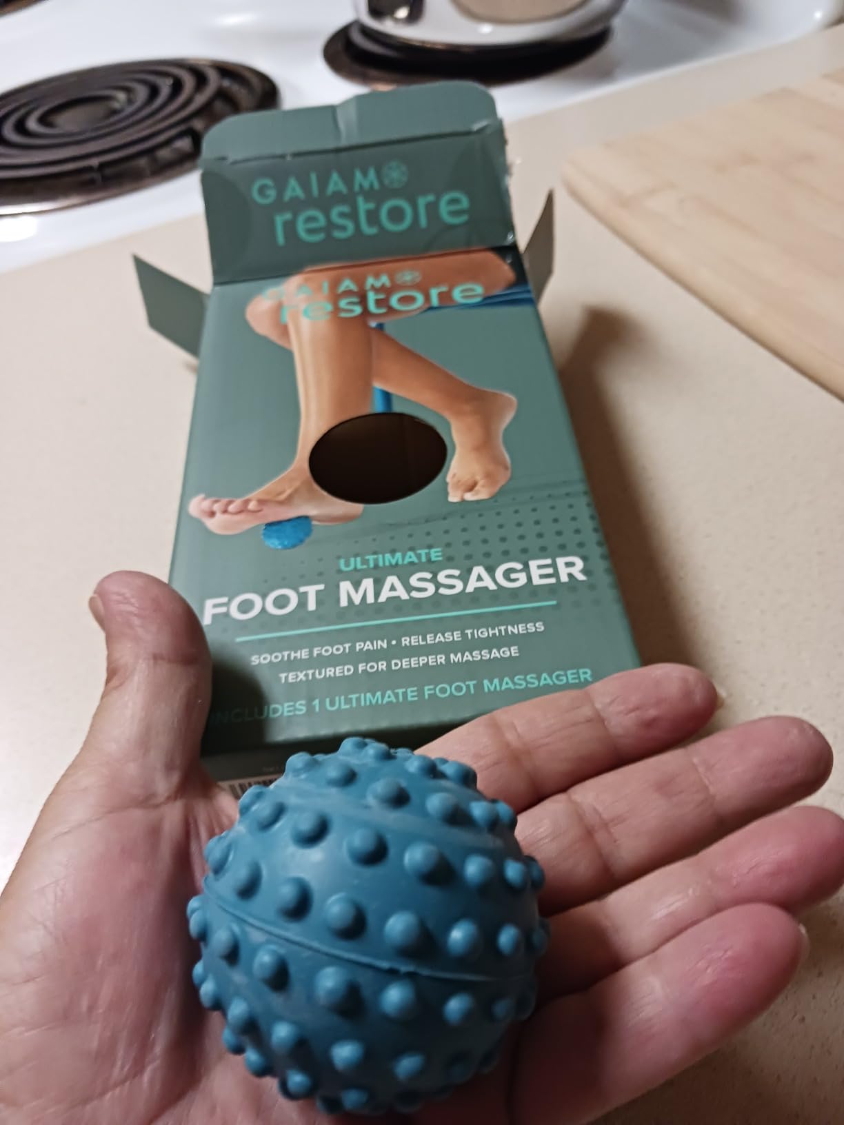 Gaiam Restore Ultimate Foot Massage Roller, Arch & Heel customer photo 1