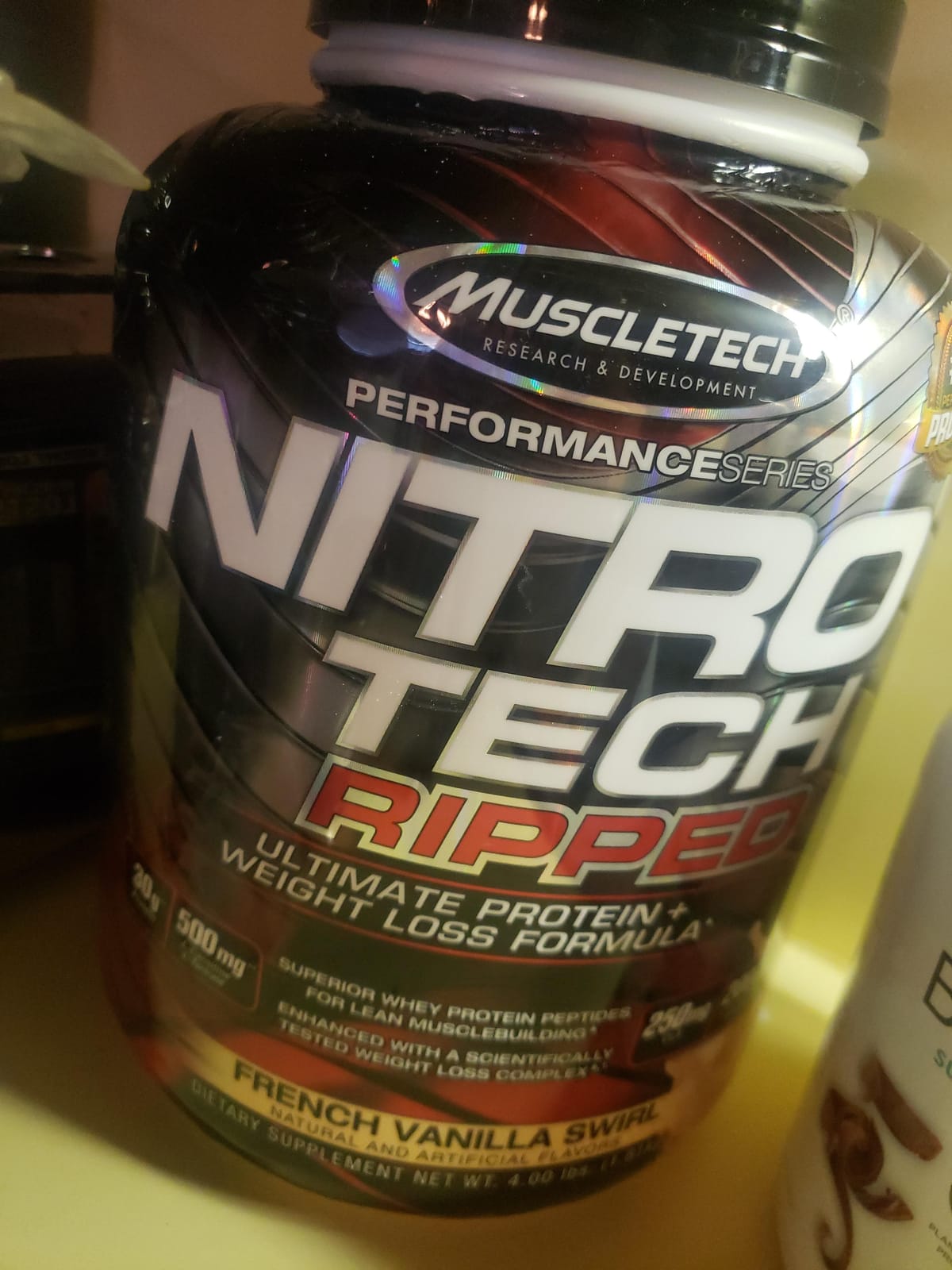 MuscleTech Whey Protein Powder (Vanilla Cream, 4LB) - 30g Protein customer photo 1