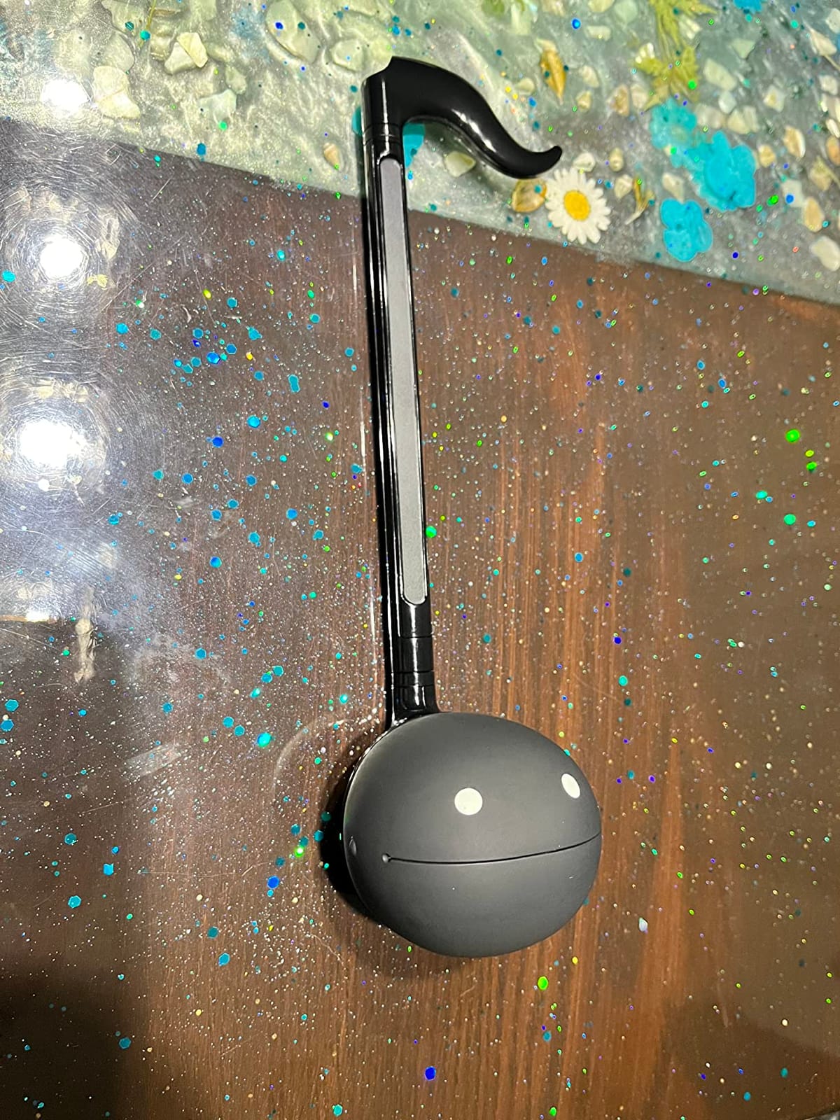 Otamatone Japanese Electronic Synthesizer Musical Instrument Toy - Black customer photo 2
