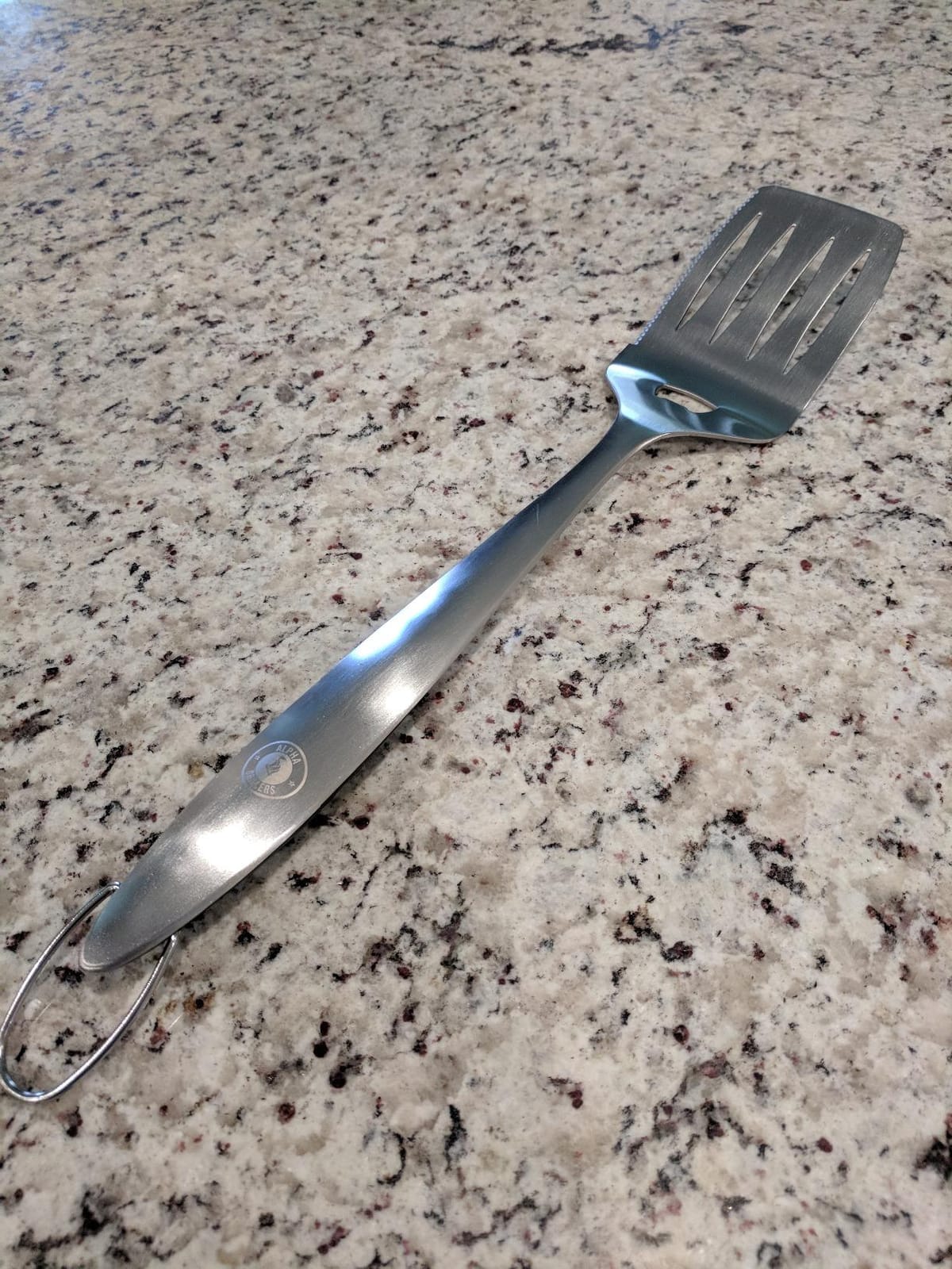 Alpha Grillers Grill Tools Set, BBQ & Grilling Accessories Outdoor Utensils | Heavy-Duty Stainless Steel Spatula, Fork, Brush & Tongs, Great BBQ Gift for Men customer photo 2