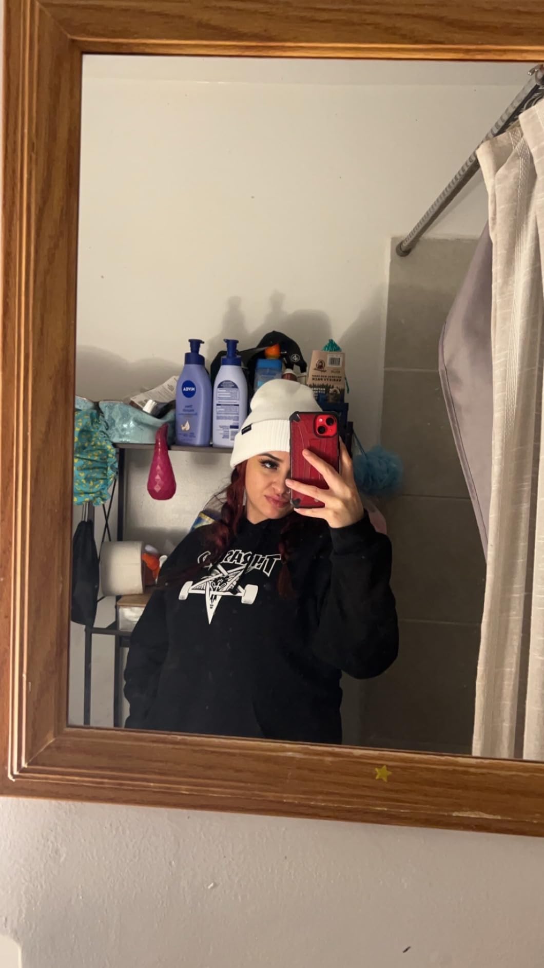 Hoodie with Skategoat Design by Thrasher customer photo 1