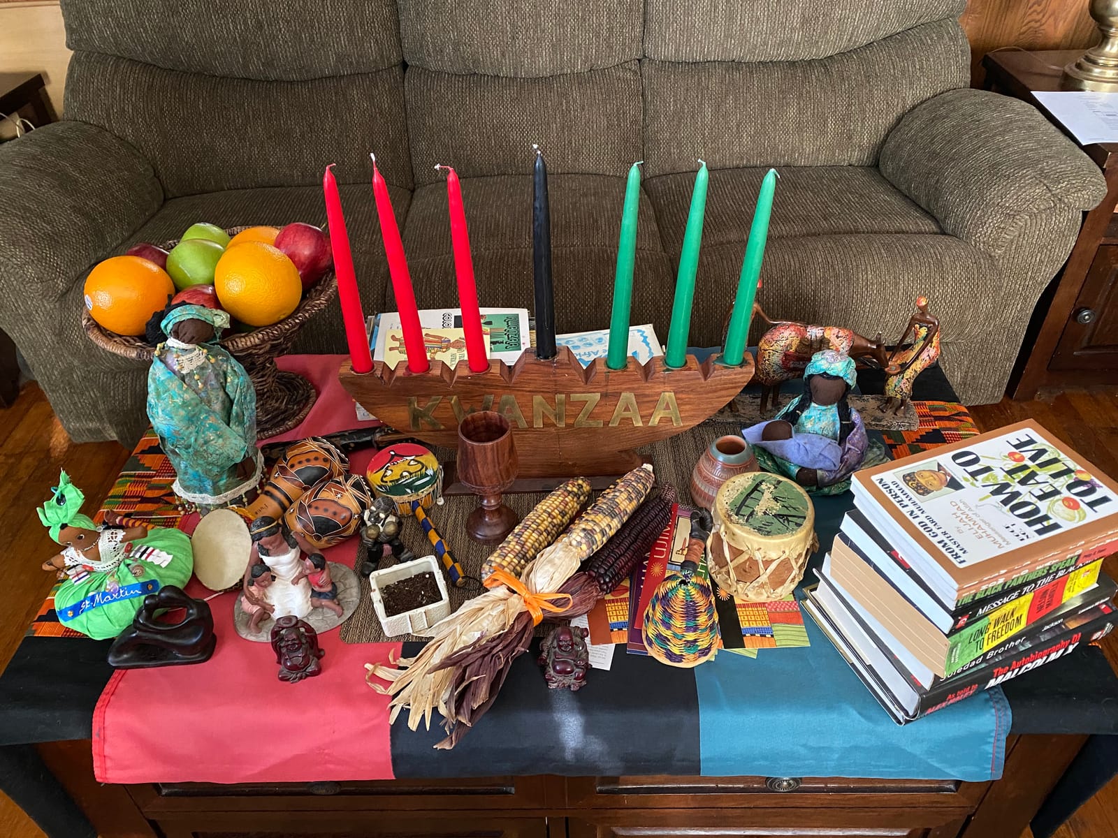 Kwanzaa Candle Set (7) customer photo 2