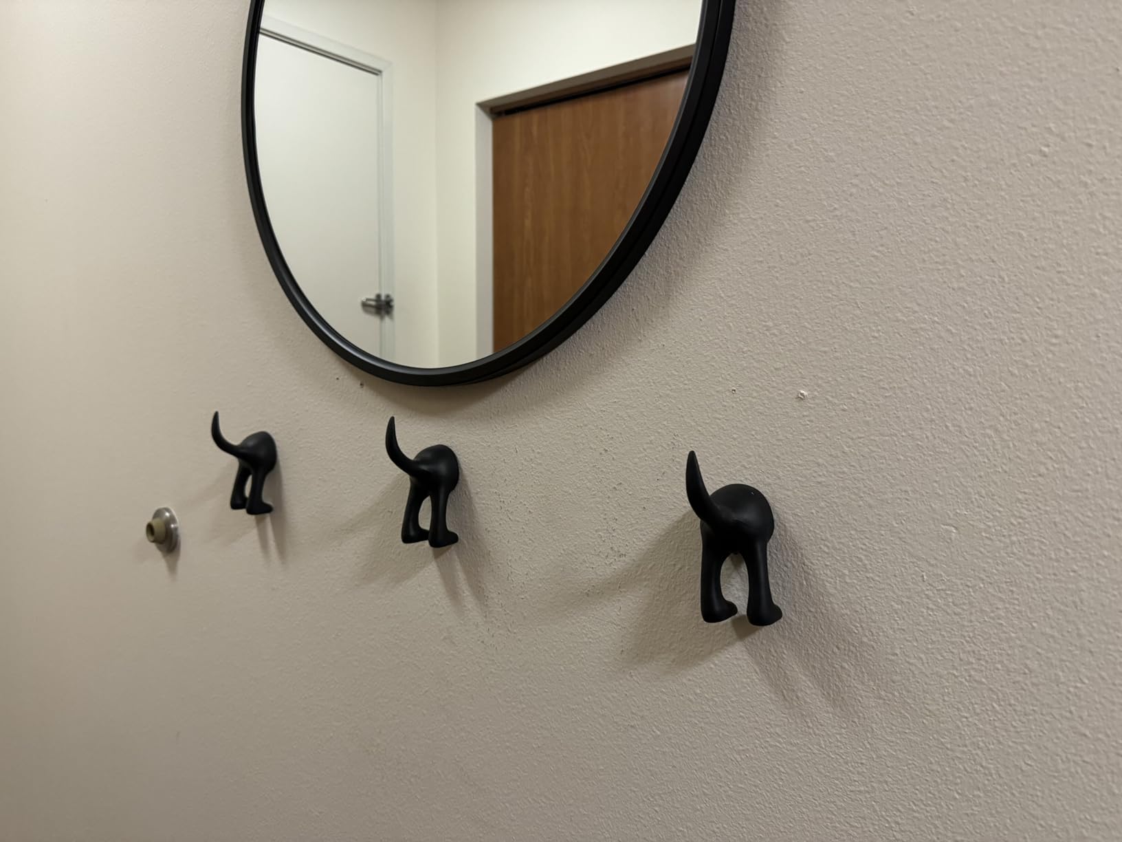 IKEA Bastis 2 Black Hooks for The Dog Cat Pet Leashes Hanger customer photo 1