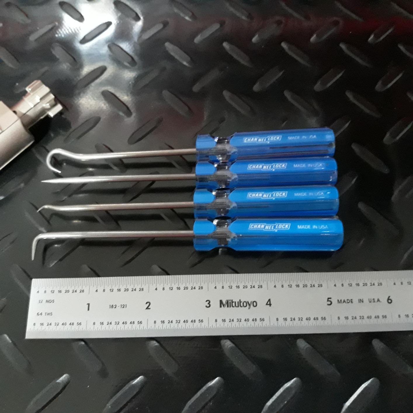 Channellock 4pc Hook & Pick Set HP-4A - Precision Mechanic Tool, Alloy Steel, Made in USA - Pack of 1 customer photo 2