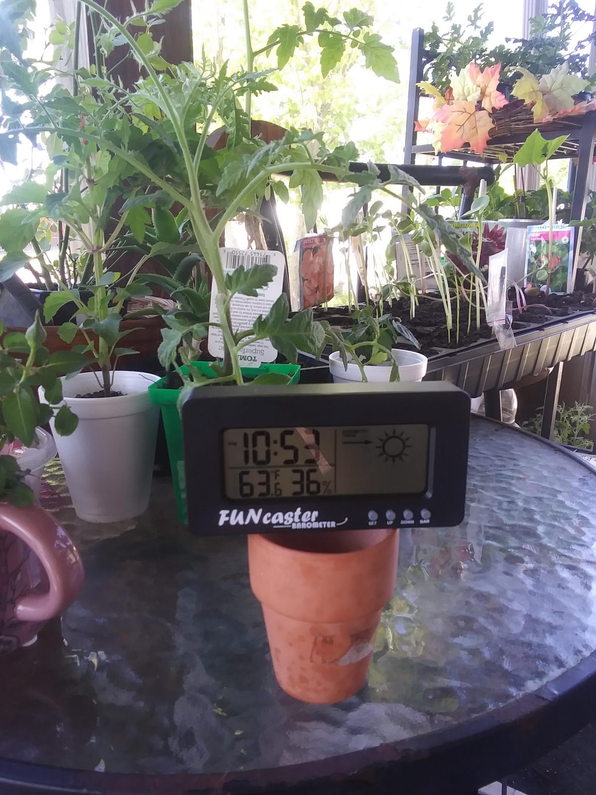 FUNcaster Barometer Ambient Weather Clock customer photo 2