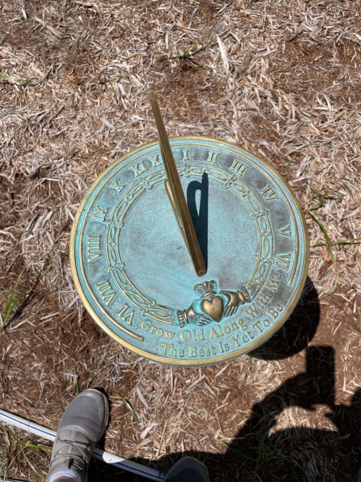 BestNest Rome Grow Old with Me Sundial and Baluster Pedestal customer photo 1