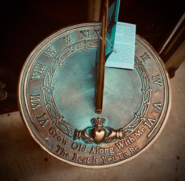 BestNest Rome Grow Old with Me Sundial and Baluster Pedestal customer photo 2