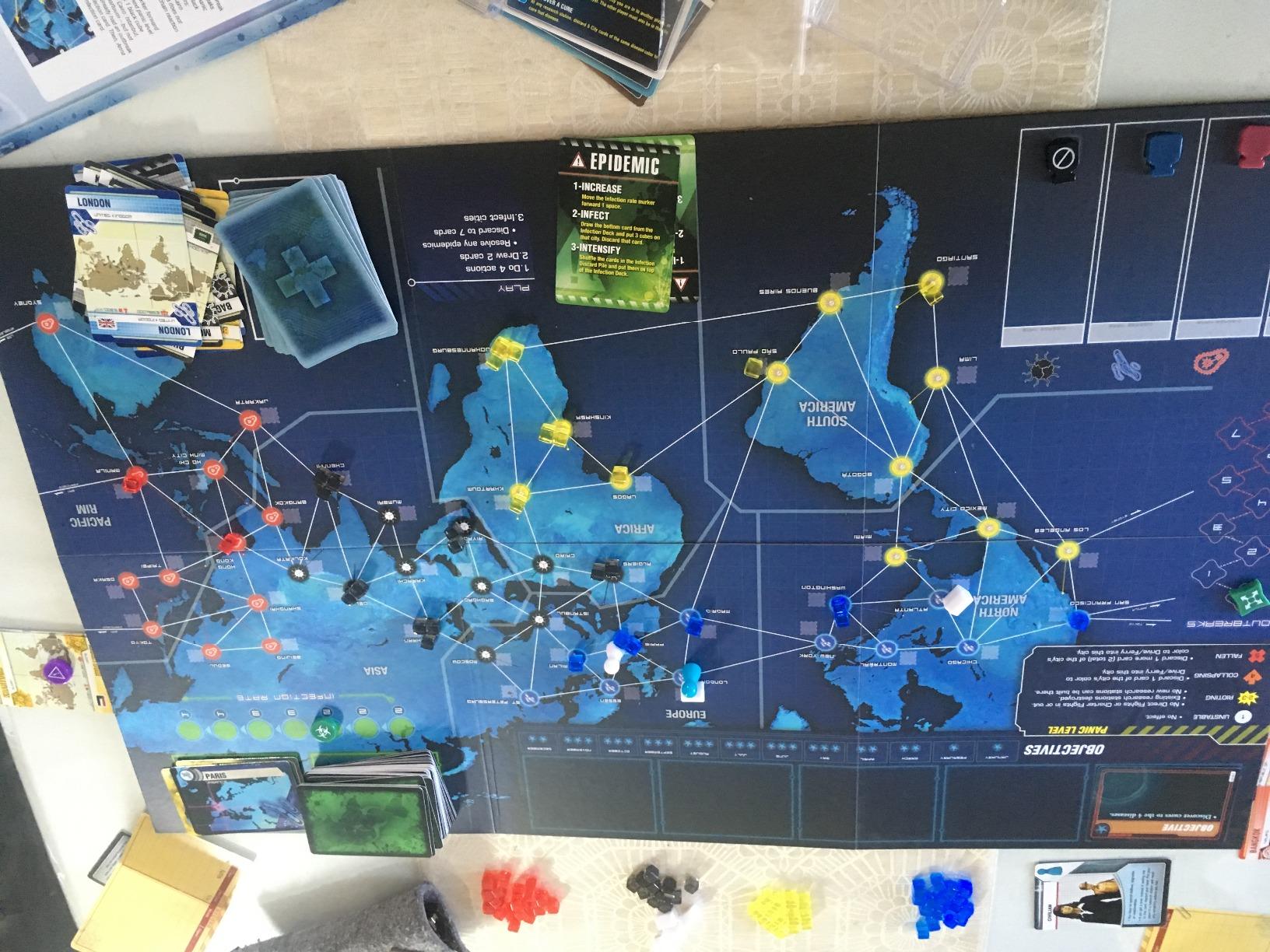 Pandemic Legacy Season 1 Board Game (Blue) - Epic Year-Long Battle Against Deadly Diseases! Cooperative Strategy Game for Family Game Night, Ages 13+, 2-4 Players, 1 Hr Playtime, Made by Z-Man Games customer photo 1