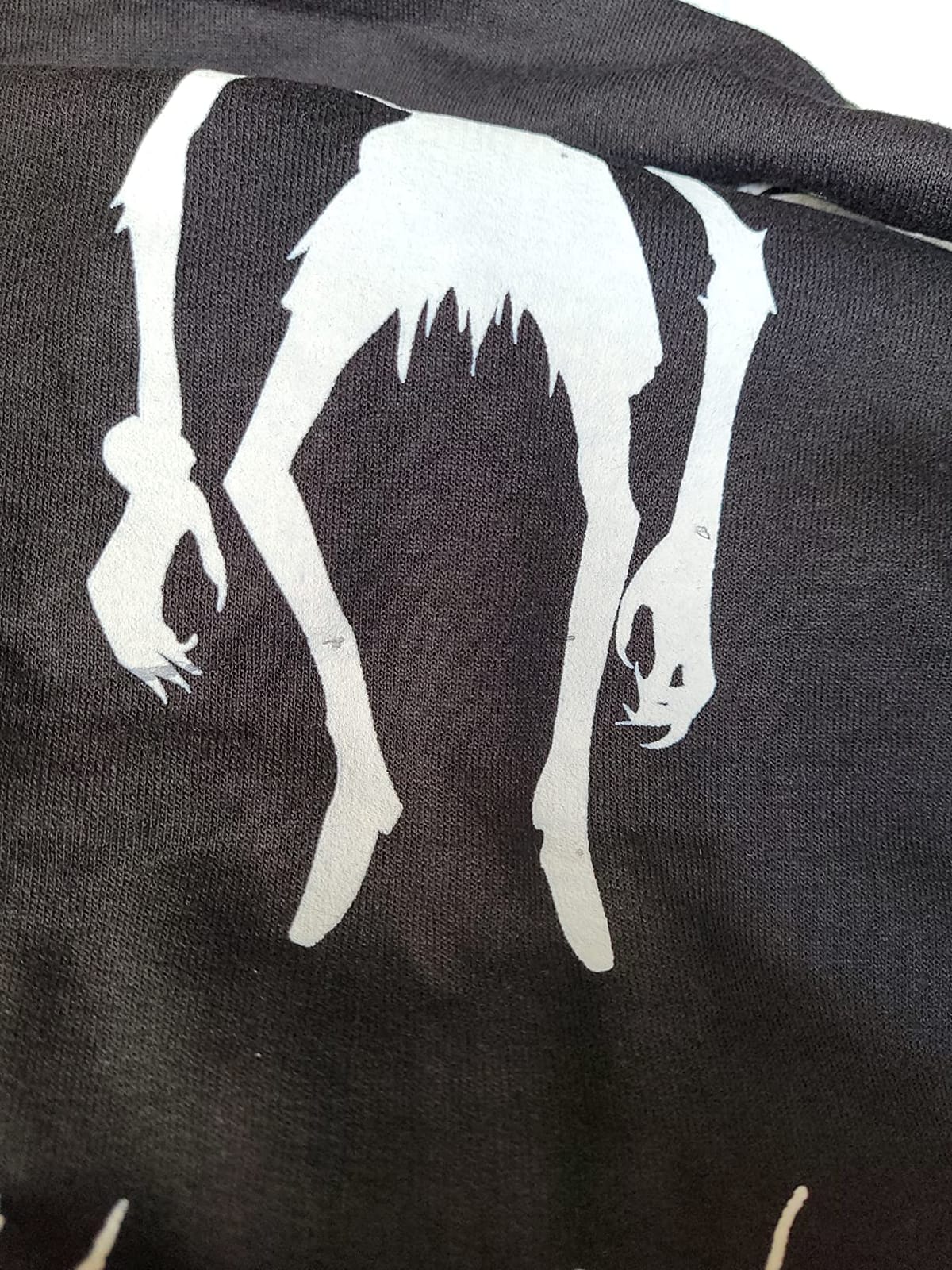 Ripple Junction Death Note L Chest Logo Ryuk Silhouette Adult Anime Full Zip Fleece Hoodie Officially Licensed customer photo 1