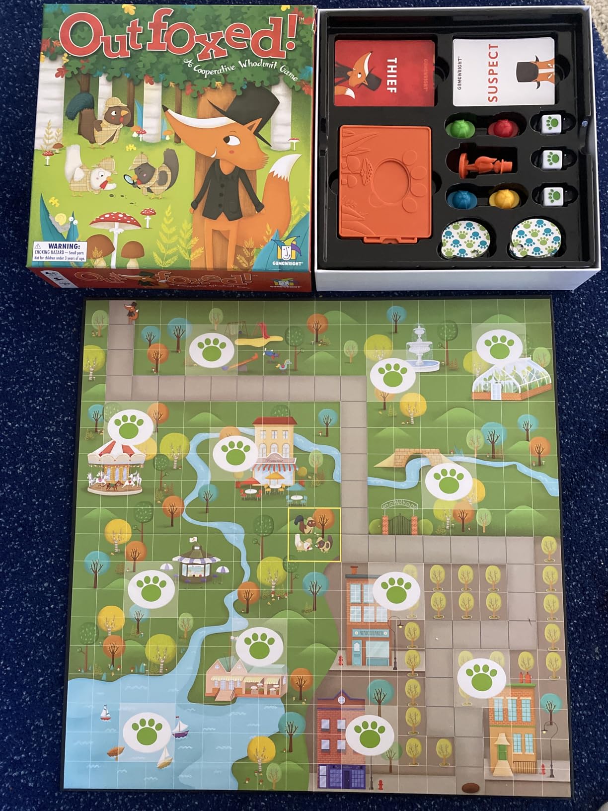 OUTFOXED, A CLASSIC WHO DUNNIT GAME FOR PRESCHOOLERS, 4 players customer photo 1
