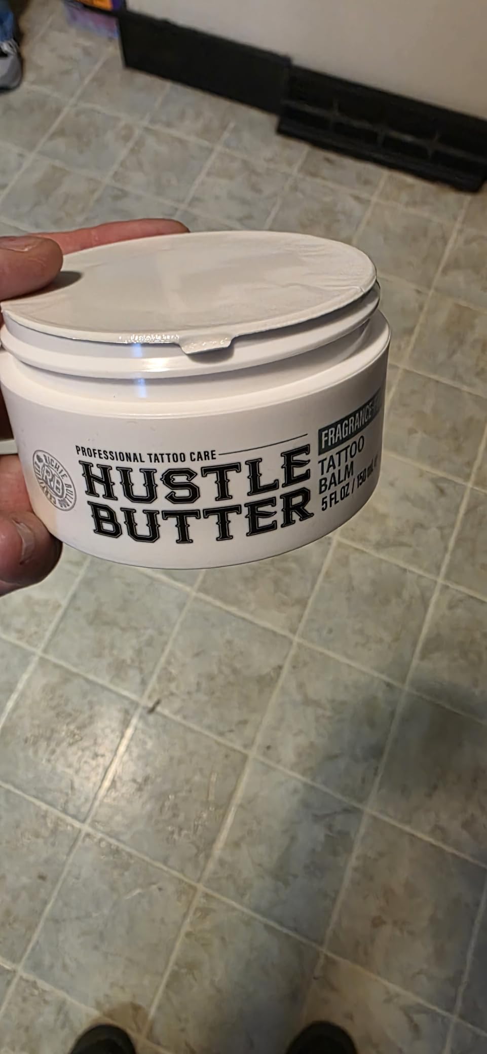 Hustle Butter Deluxe – Tattoo Butter for Before, During, and After the Tattoo Process – Lubricates and Moisturizes – 100% Vegan Replacement for Petroleum-Based Products – 1 oz customer photo 2