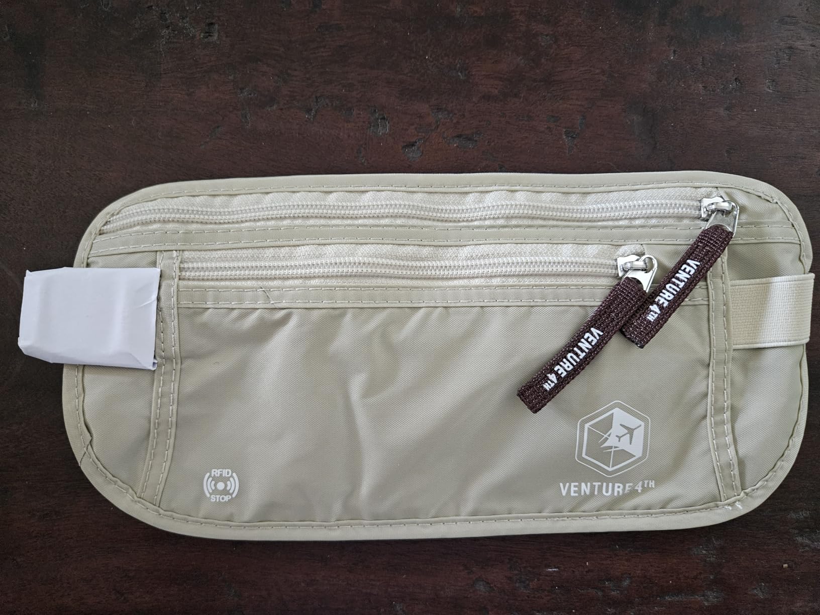 Travel Money Belt, RFID Blocking Passport Holder - Black customer photo 1