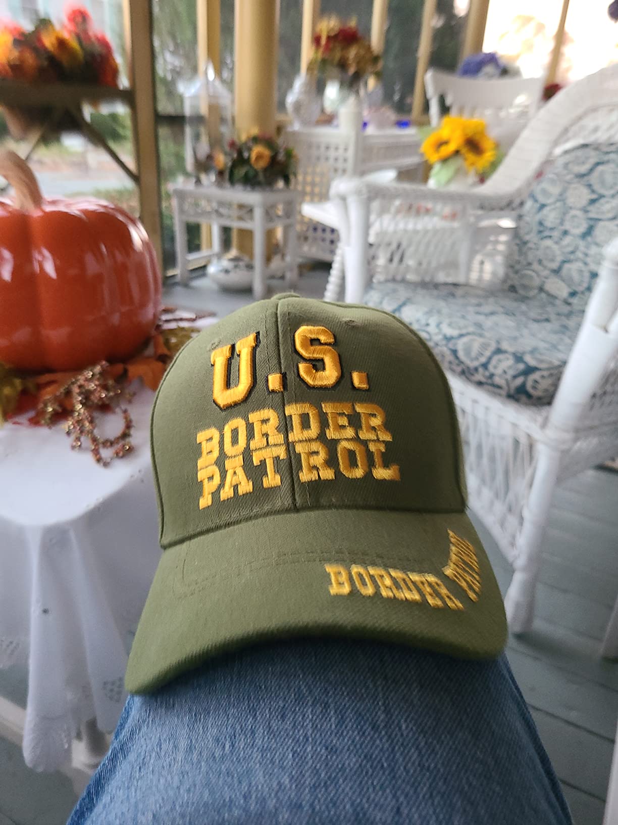 US Border Patrol Mobile Law Enforcement Arm Uniform Style Baseball Cap Hat customer photo 2
