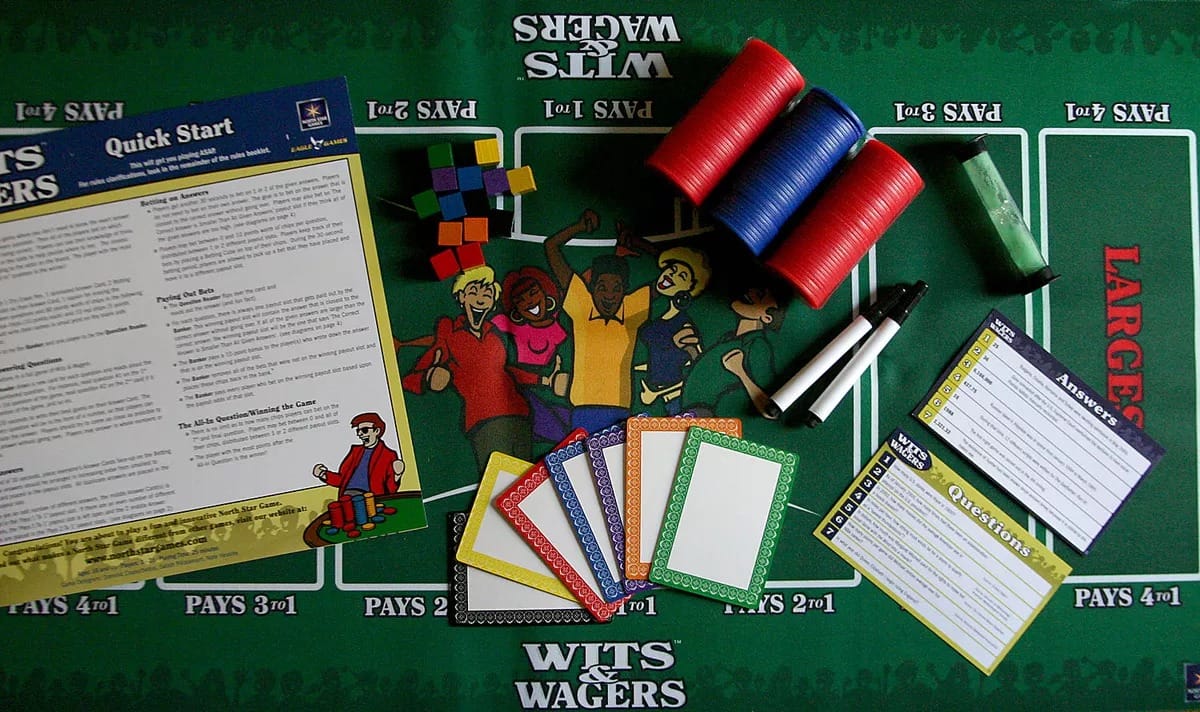 Wits and Wagers Deluxe Board Game | The Trivia Game Where You Don't Need the Answers to Win | Party Game for Groups | 4+ Players | Age 10+ customer photo 1