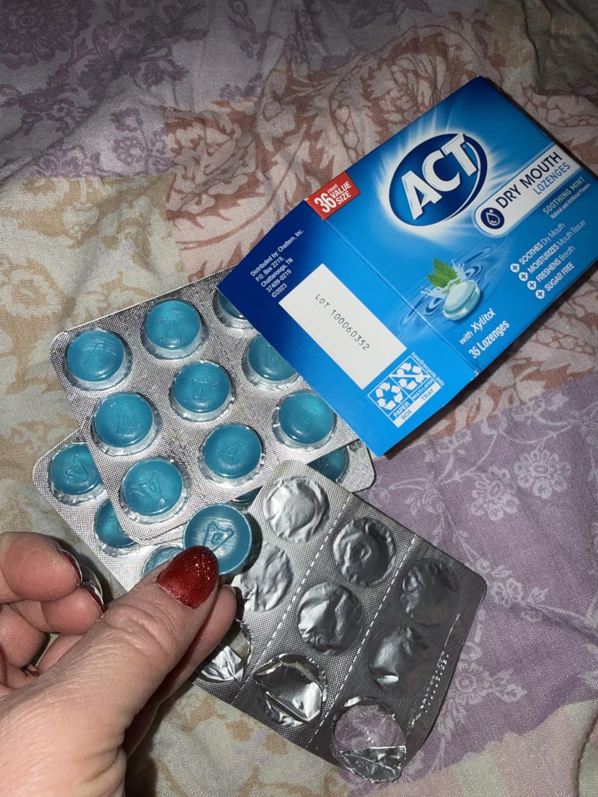 ACT Dry Mouth Lozenges with Xylitol, Soothing Mint, 36 Lozenges - Dry Mouth Relief, Moisturizes and Freshens, Sugar Free customer photo 1