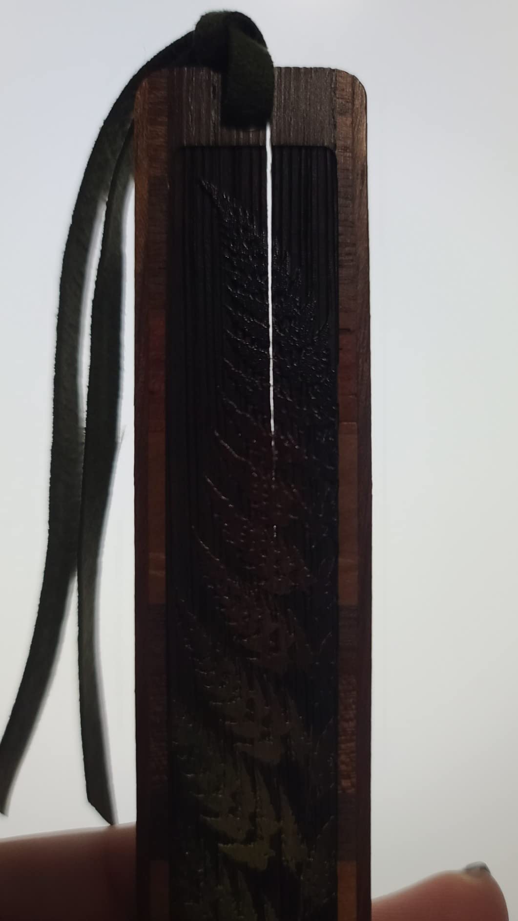 Fiddlehead Fern Wooden Bookmark | Botanical Woodland Forest Art Gift for Gardeners, Plant Lovers, Fern Lovers, Nature Lovers, Forest Lovers & Readers | Handmade in the USA customer photo 2