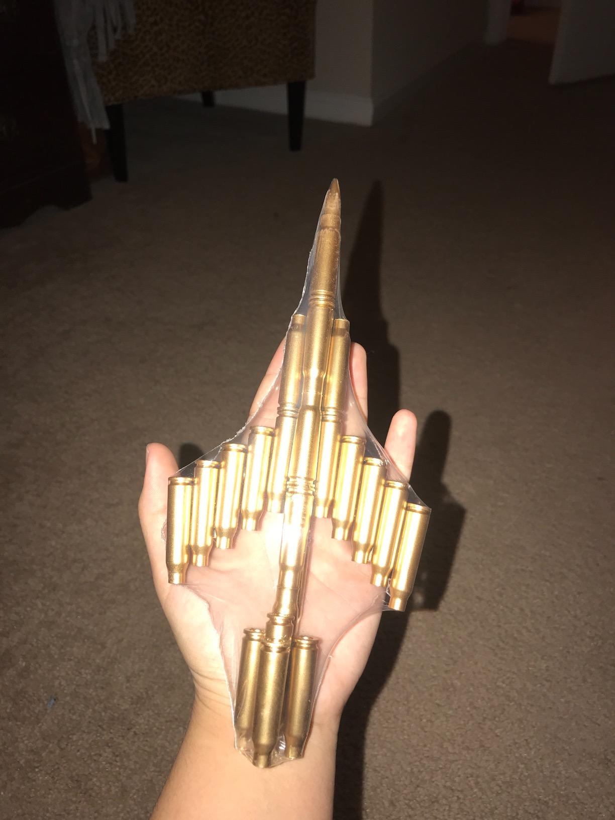 TG,LLC Gun Bullet Shell Casings Shaped Rare Model Air Force Jet Airplane Military Gift customer photo 2