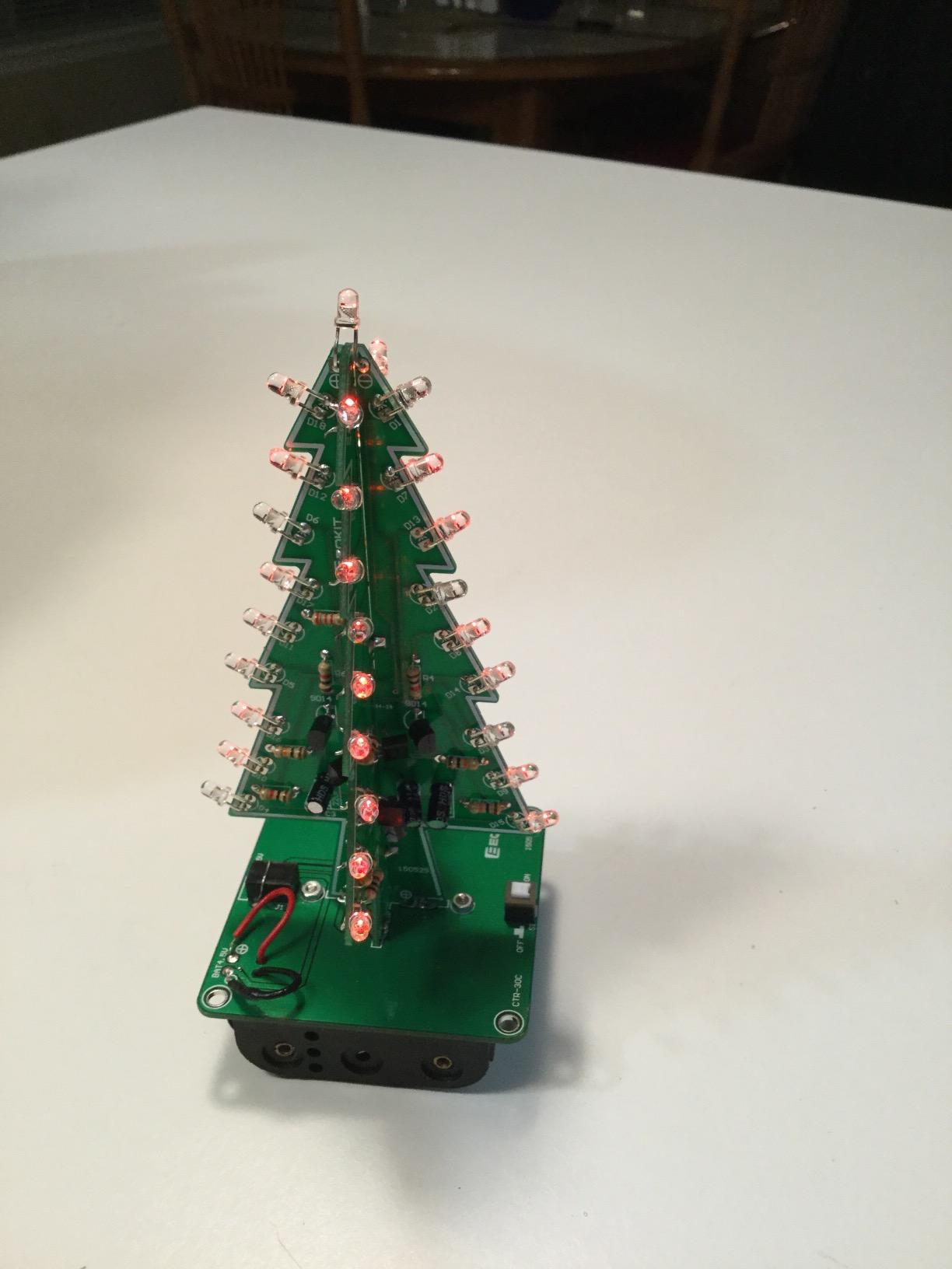 Gikfun Christmas Tree 3D Xmas Tree Led DIY Kits 7 Color Flash Circuit LED EK1697 customer photo 1