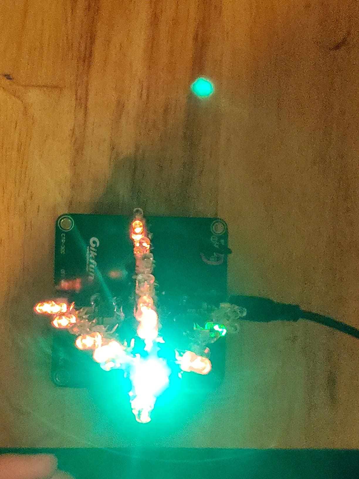 Gikfun Christmas Tree 3D Xmas Tree Led DIY Kits 7 Color Flash Circuit LED EK1697 customer photo 2
