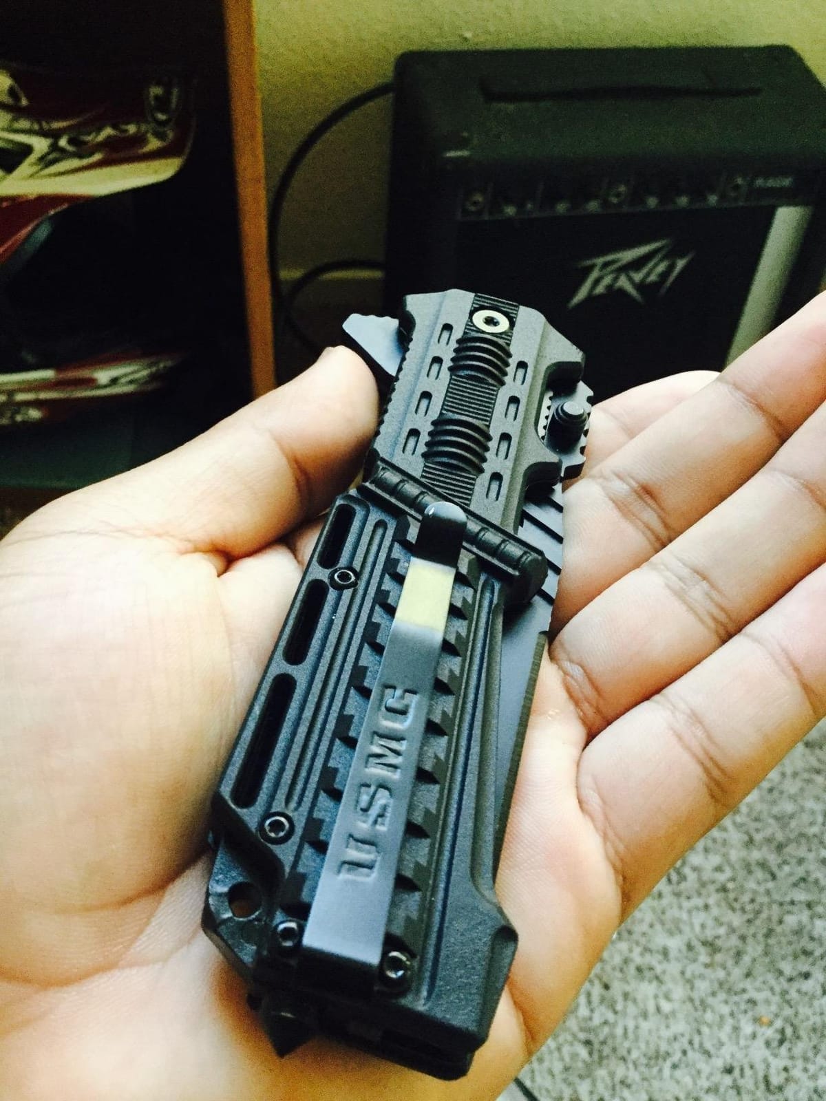Snake Eye Tactical Officially Licensed USMC U.S Marines Corps Military Assisted Folding Pocket EDC Knife (Black-1001) customer photo 2