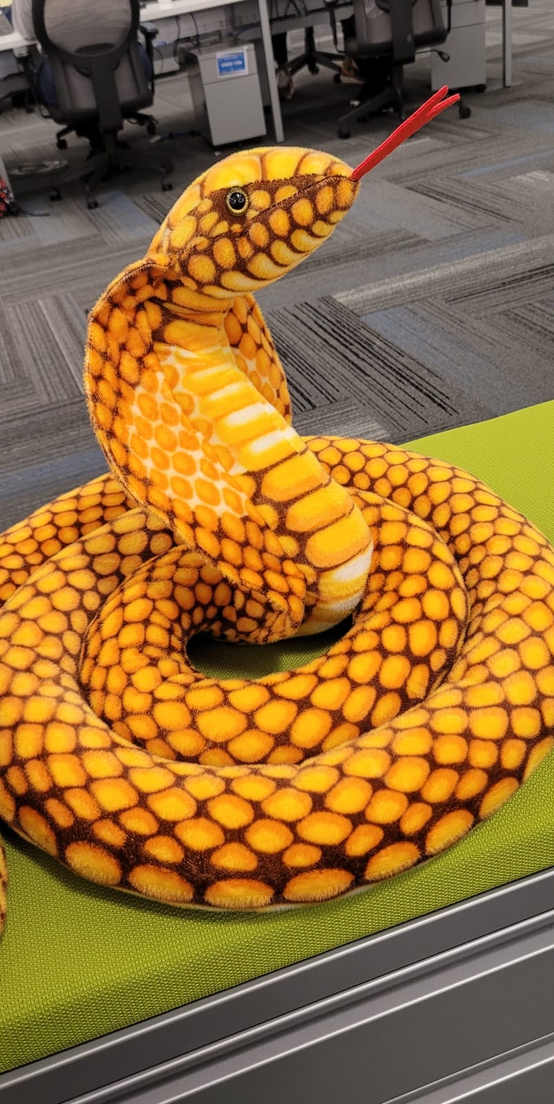 TigerHart Qamra The King Cobra - 102 Inch Stuffed Animal Plush customer photo 2