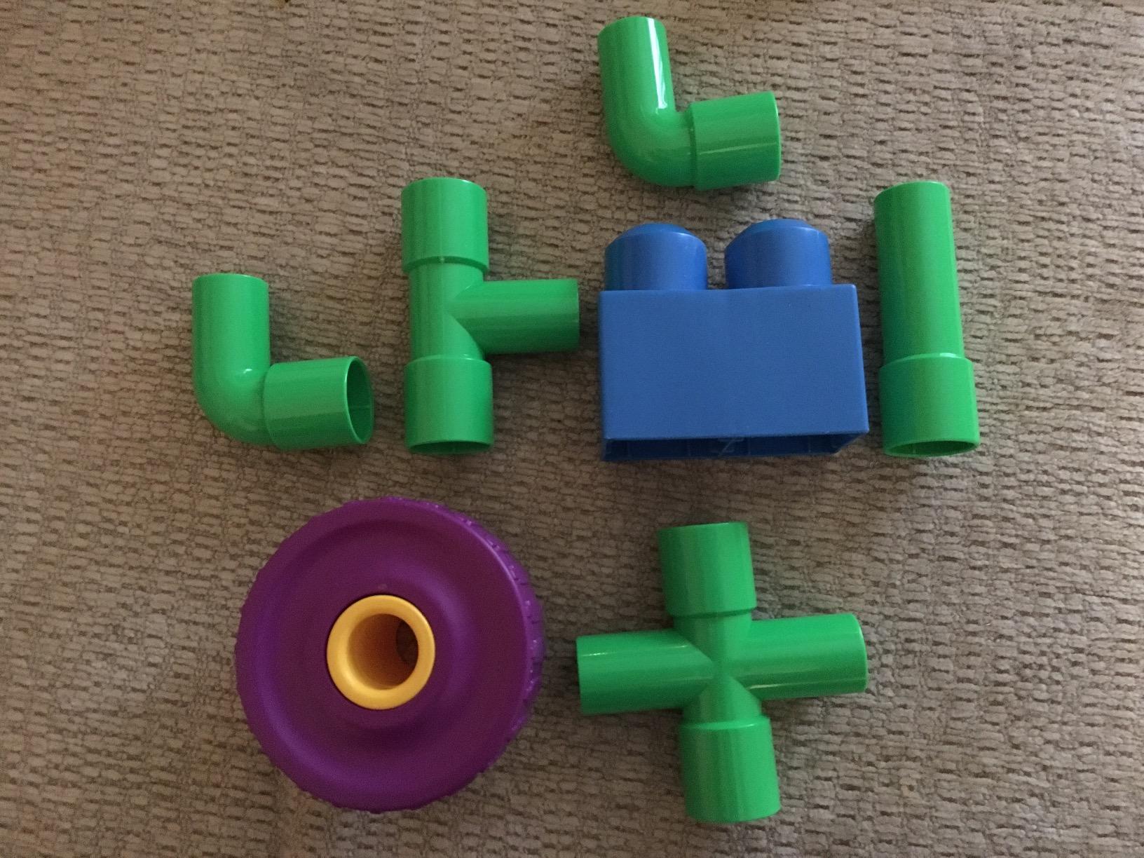 Skoolzy STEM Pipe Tube 29 Pc Building Blocks Set, ADHD & Autism, Kids customer photo 2