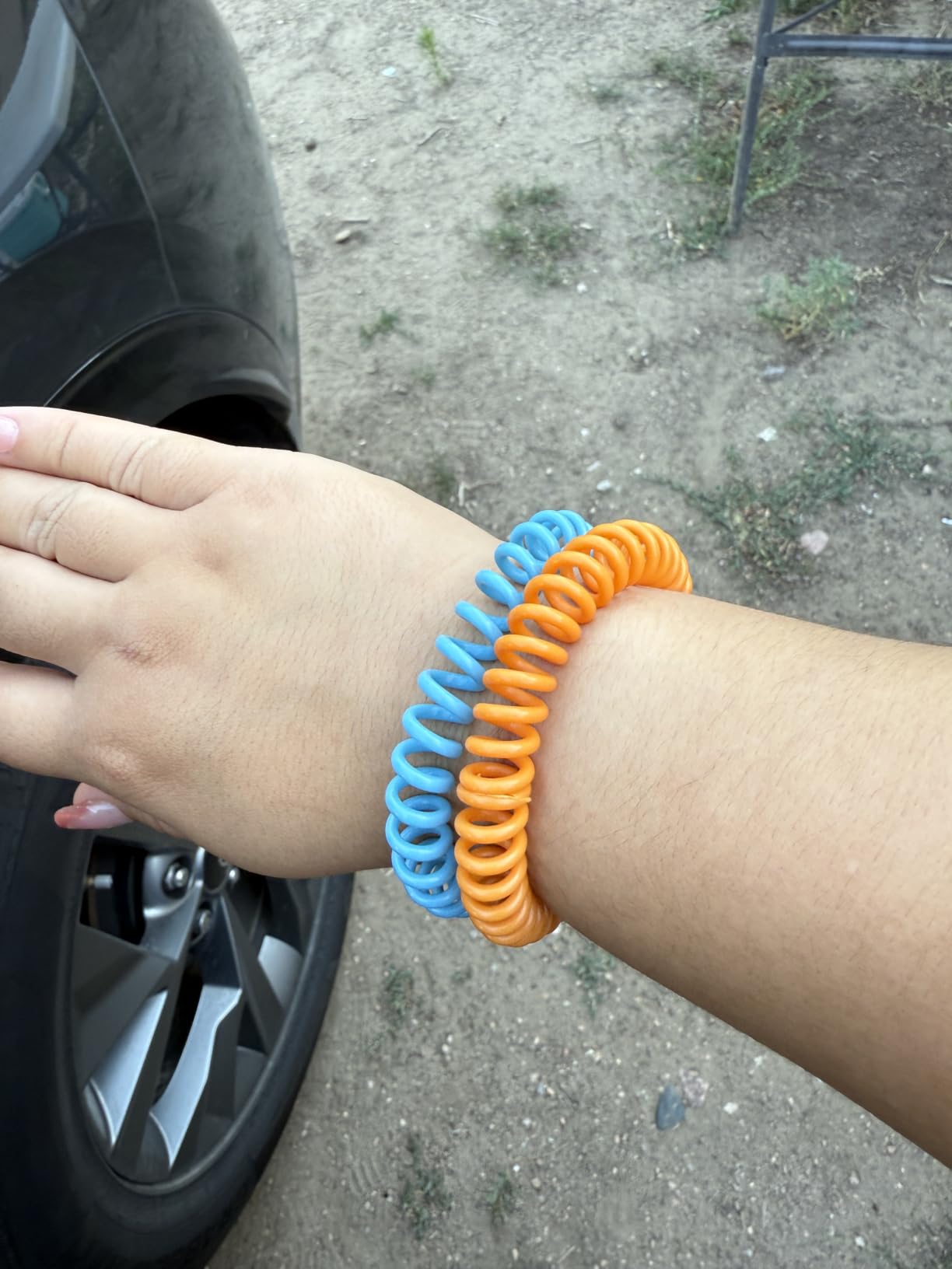 Cliganic Mosquito Repellent Bracelets for Kids & Adults, Natural, 10 Pack customer photo 2