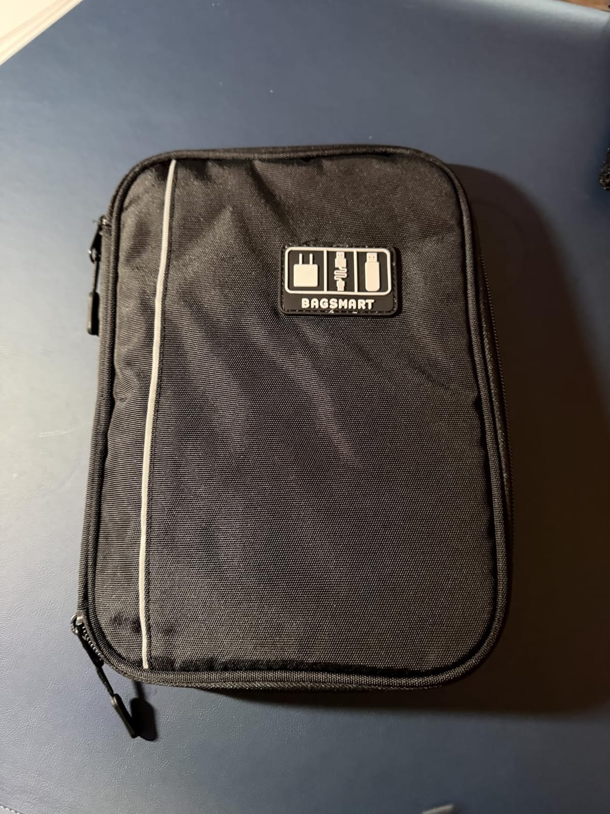 BAGSMART Large Electronic Organizer Travel Case for Tech Accessories, Black customer photo 1