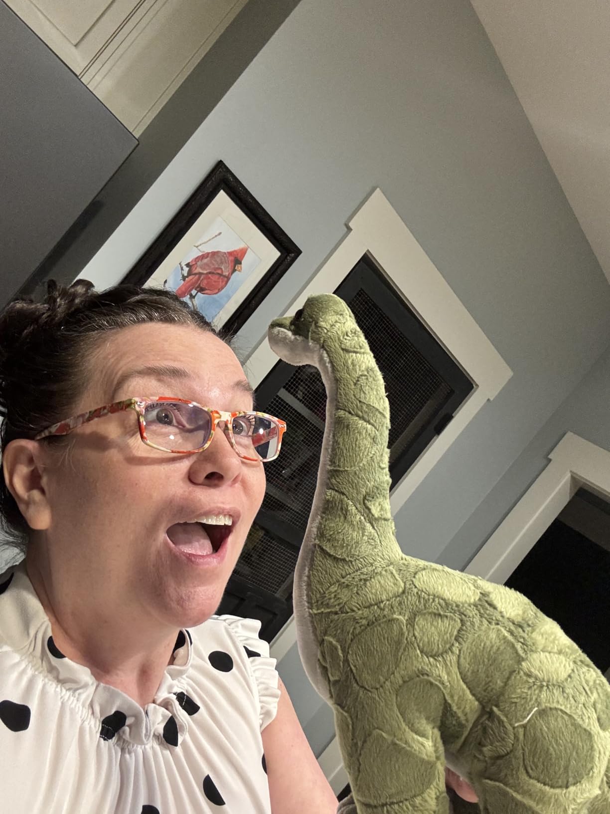 Rhode Island Novelty 15-inch Wide Animal Den Brachiosaurus Plush, 15
