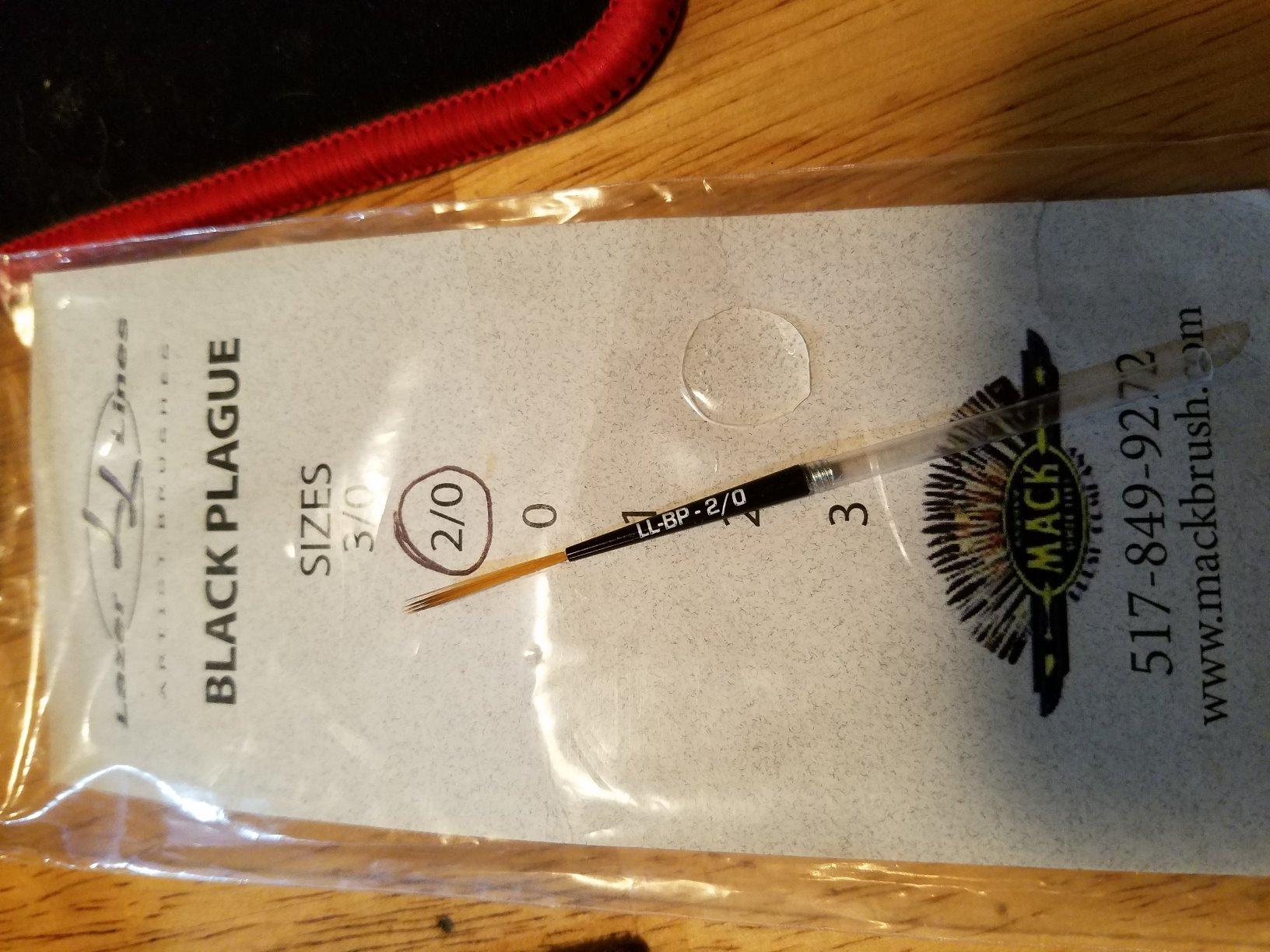 (6) Andrew Mack Brush Hannukaine Quill Brushes Series 79 Size XXS - XL Mixture Squirrel Taklon customer photo 1