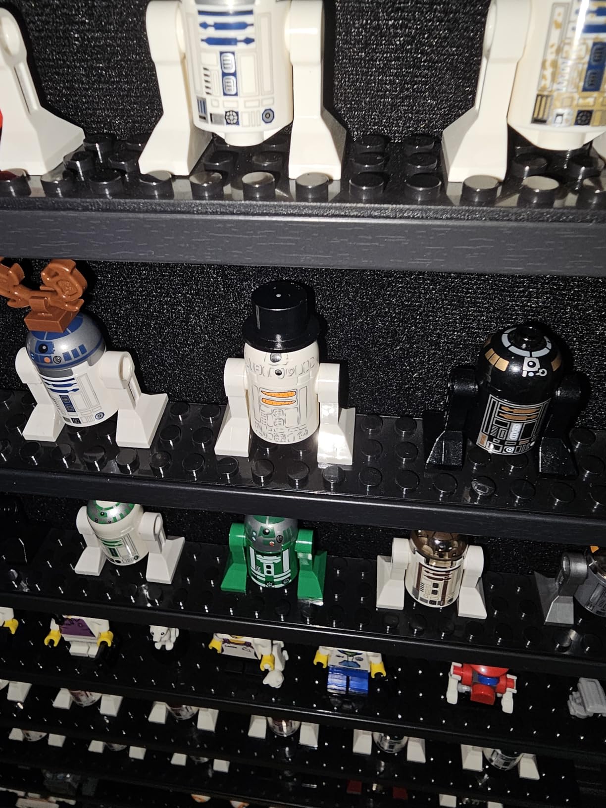 Pro Collector's Minifigure Display Case - Building Block Toy Cabinet Showcase 2.25