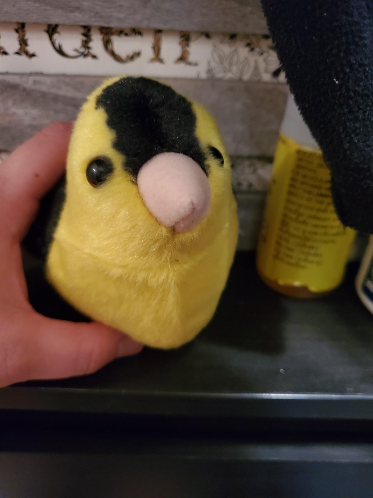 Wild Republic Audubon Birds American Goldfinch Stuffed Animal - 5.5