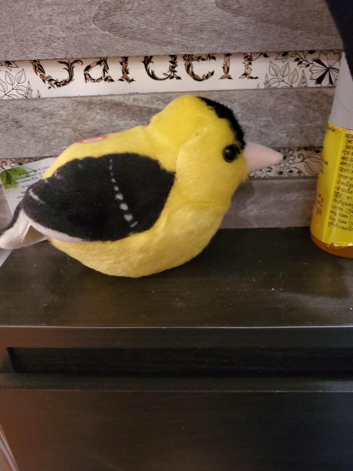 Wild Republic Audubon Birds American Goldfinch Stuffed Animal - 5.5