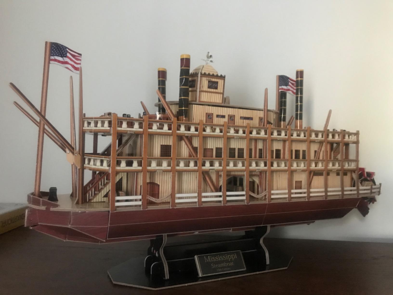 CubicFun 3D Ship Puzzles for USS Constitution Sailing Boat Models for Adults and Teens Toys, 193 Pieces customer photo 2