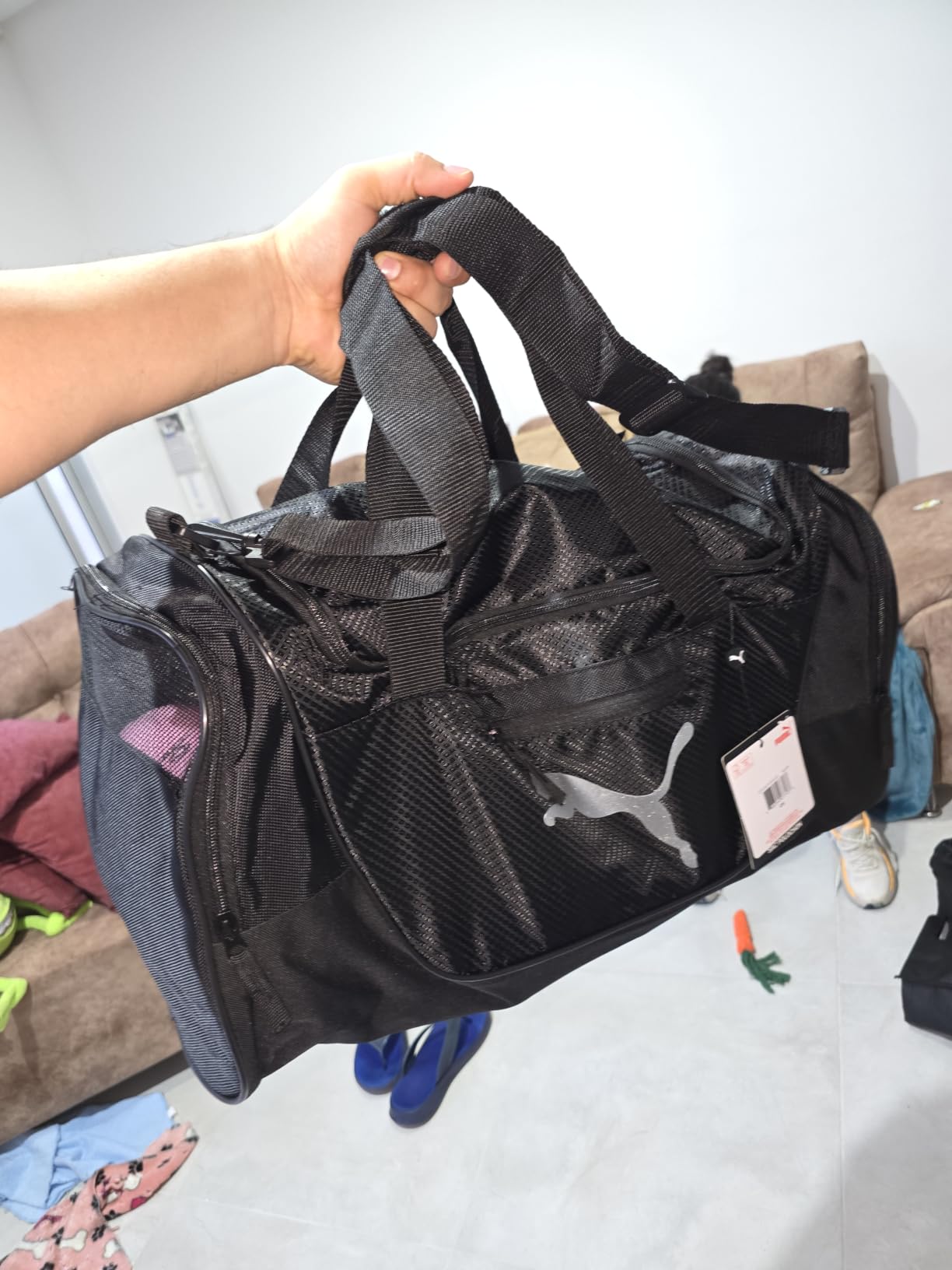 PUMA Contender Duffel Bag with Removable Strap & Shoe Pocket customer photo 2