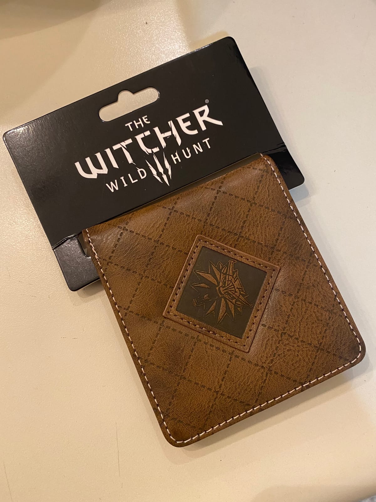 JINX The Witcher 3 White Wolf Logo Bi-Fold Wallet, Brown, Standard Size customer photo 2