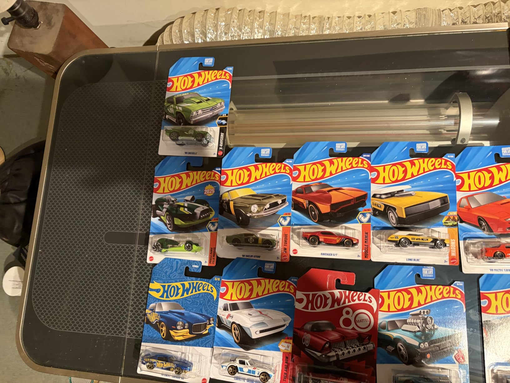 Hot Wheels Muscle Car Madness 5 Pack Random Diecast Bundle Set with Various Corvettes, Mustangs, Camaros, Chargers, GTO
